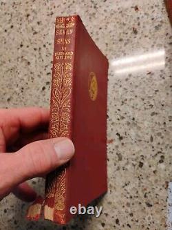 14 Vintage Book Set Rudyard Kipling Leather 1920's-30's Free Shipping