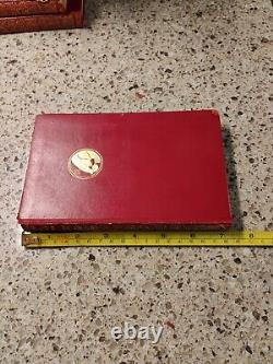 14 Vintage Book Set Rudyard Kipling Leather 1920's-30's Free Shipping