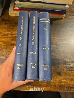 1792 Vintage Book Set The History Of Hindostan By Alexander Dow Library Binding