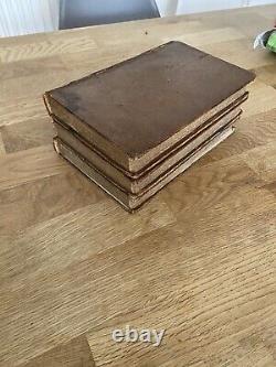 1806 Herodotus Set Beloe X 3 Books Of 4 Vintage Leather Collectible Old