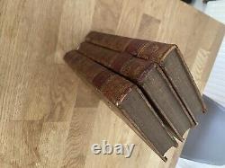 1806 Herodotus Set Beloe X 3 Books Of 4 Vintage Leather Collectible Old