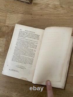 1806 Herodotus Set Beloe X 3 Books Of 4 Vintage Leather Collectible Old