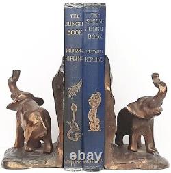 1895 edition THE JUNGLE BOOK SET Antique RARE Mowgli FIRST & 2 Rudyard KIPLING