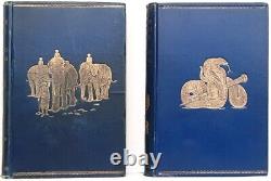 1895 edition THE JUNGLE BOOK SET Antique RARE Mowgli FIRST & 2 Rudyard KIPLING