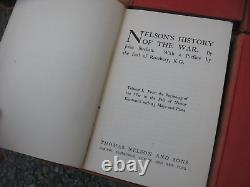 1914 Nelson's History of the War- John Buchan 24 Vol Set