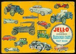 1961 HOSTESS JELL-O AUTO CARS WHEEL COMPLETE 200 COIN SET WithORIG JELLO FACT BOOK