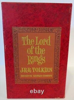 1965 The Lord of the Rings by J. R. R. Tolkien Houghton Mifflin Boxed Set
