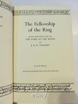 1965 The Lord of the Rings by J. R. R. Tolkien Houghton Mifflin Boxed Set