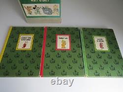 1965 Vintage The wonderful worlds of Walt Disney 3 book collection set