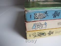 1965 Vintage The wonderful worlds of Walt Disney 3 book collection set
