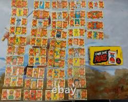 1966 Topps DC Comic Book Foldees Complete Set Series 1-44 with Box