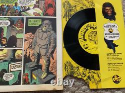 1970s Marvel Comic Book And Record 11 Sets of Books with Records