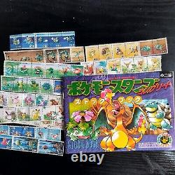 1998 Pokemon 1st Shogakukan stamps base set collection Charizard book bundle