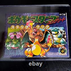 1998 Pokemon 1st Shogakukan stamps base set collection Charizard book bundle