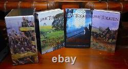 2001 Lord Of The Rings triple hardback box set JRR Tolkien
