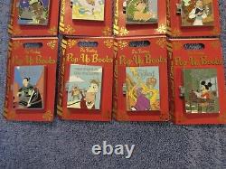 2019 Disney Pop Up Books Complete 12 Pin Limited Edition Set / Collection