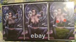 3 book set Power Hour Comic Book #2 The Crow Cosplay Virgin Variant Art Ash Madi