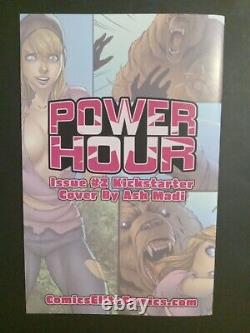 3 book set Power Hour Comic Book #2 The Crow Cosplay Virgin Variant Art Ash Madi