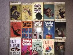 83 x Agatha Christie Job Lot Vintage Fontana Pan collection PB books complete