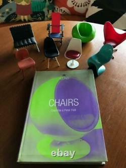 8 SET Design Interior Collection miniature chairs 1/12 + Chairs Book Tashen
