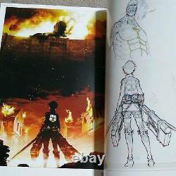 ATTACK ON TITAN / Shingeki No Kyojin Art Book 1-5 All 5 set Used From Japan