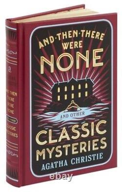 Agatha Christie Mysteries 3 Book Set (Leather Bound, Collectible Editions)