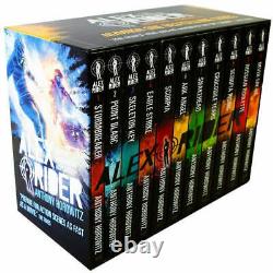 Alex Rider 10 Books Collection Set Never Say Die, Russian Roulette, Snakehead, A