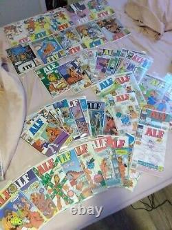 Alf Marvel Comic Books Lot Complete Set! #1-50 + #1-3 annuals #48 Banned