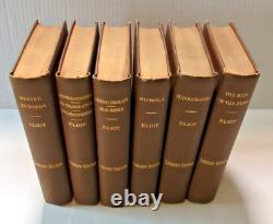 Antiquarian Book 6 volume set George Eliot 1887 Good