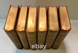 Antiquarian Book 6 volume set George Eliot 1887 Good