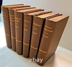 Antiquarian Book 6 volume set George Eliot 1887 Good