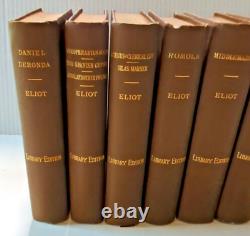 Antiquarian Book 6 volume set George Eliot 1887 Good