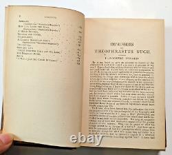 Antiquarian Book 6 volume set George Eliot 1887 Good