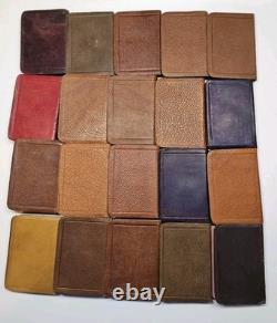 Antique 20 Volume William Shakespeare Mini Leather Book Set Knickerbocker
