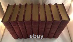 Antique Fine Leather The Works Of William Shakespeare 9 Vol. Book Set 1894-1902