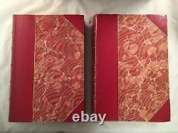 Antique Fine Leather The Works Of William Shakespeare 9 Vol. Book Set 1894-1902