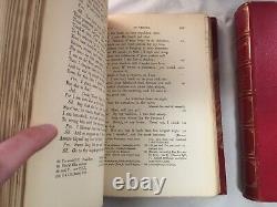 Antique Fine Leather The Works Of William Shakespeare 9 Vol. Book Set 1894-1902