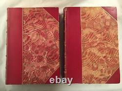 Antique Fine Leather The Works Of William Shakespeare 9 Vol. Book Set 1894-1902