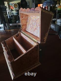 Antique Leather Faux Set Of Books (Box)