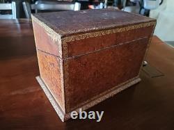 Antique Leather Faux Set Of Books (Box)