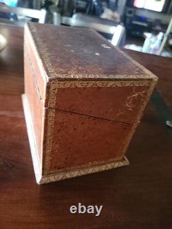 Antique Leather Faux Set Of Books (Box)