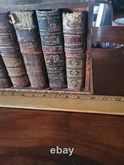 Antique Leather Faux Set Of Books (Box)