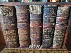 Antique Leather Faux Set Of Books (Box)