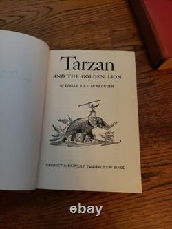 Antique Tarzan Book Collection Set Of 6 Books