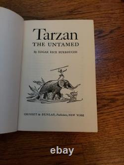 Antique Tarzan Book Collection Set Of 6 Books