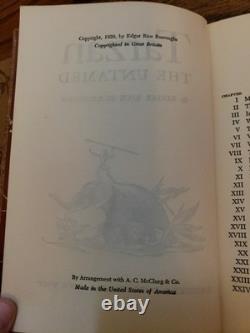 Antique Tarzan Book Collection Set Of 6 Books