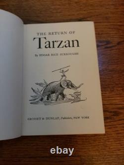 Antique Tarzan Book Collection Set Of 6 Books