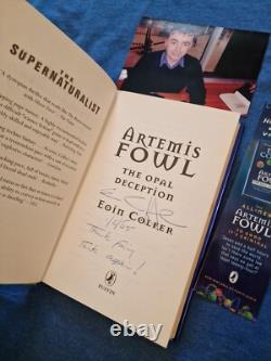Artemis Fowl Book Set Bundle 10 Books All 1st Ed. 6 Signed By Eoin Colfer