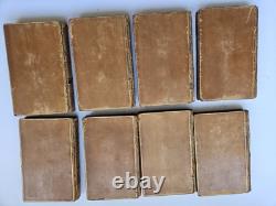 Autobiography A Collection Of Lives 1826. Leather SET of 8 Books