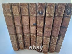 Autobiography A Collection Of Lives 1826. Leather SET of 8 Books